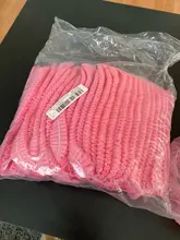 Gorro estéril desechable, cubierta de tela no tejida desechable con microcuchillas para maquillaje permanente, gorras de malla estériles para cejas, tatuajes, catering, 100 uds.