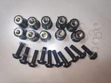 5mm 10mm Uds de parabrisas pernos tornillos tuerca para Suzuki GSXR 600 de 750 de 1000 K1 K2 K3 K4 K5 K6 K7 K8 K9 K11
