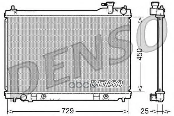 Радиатор Системы Охлаждения Infiniti: Fx35 03-08 Denso арт. DRM46100