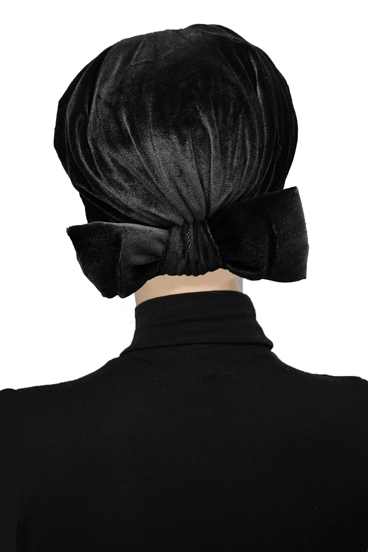 2024 New Fashion Velvet Bow Ready Turban Hijab Bonnet Scarf Women Beret Muslim Chemo Ramadan Abaya Veil Instant Jilbab