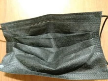 10/50/100/200 Uds máscaras desechables no tejida cara máscaras de capa de 3 capas filtro Anti polvo transpirable adultos máscara de boca negro en STOCK