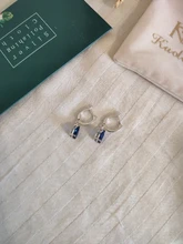 Kuololit-pendientes de piedra preciosa de diasporo para mujer, aretes con Clip, Color plata sólida 925, hechos a mano, joyería fina de boda