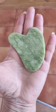 Jade Guasha tablero de masaje de piedra Natural Gua Sha raspador de herramienta de belleza cuidado de la salud Meridian raspado de perder peso SPA masajeador