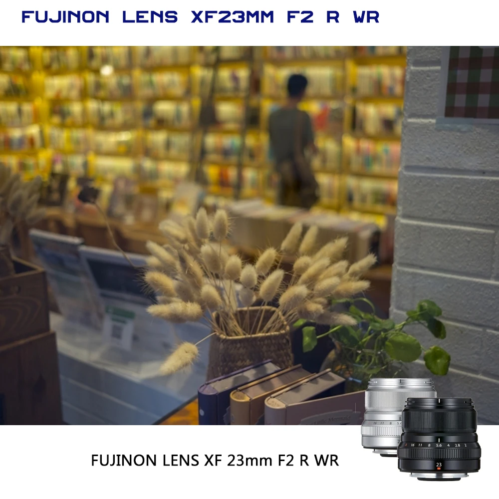 Объектив FujiFilm XF широкоугольный объектив FUJINON XF 23 мм F2 R WR Сменный объектив(черный