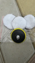 Kit de almohadillas de pulido Universal para coche, máquina de lana suave de 3/4 pulgadas, pulidor de cera, Discos de pulido para el cuerpo del coche, accesorios de productos de limpieza, 5 uds.