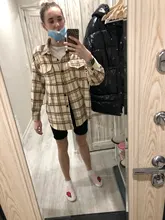 Oversized Shirts Clothing Tops Button Female Blouse Long-Sleeve Toppies Vintage Plus-Size