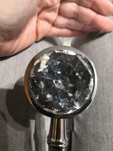 Hook Bathroom-Accessory-Hanger Wall-Clothes Crystal Copper-Material Brass Antique Rack