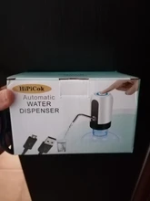 HiPiCok-dispensador de agua eléctrico automático, bomba de botella de agua con interruptor automático, con carga USB