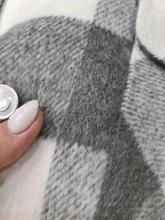 Loose Top Blouses Shirts Grey Plaid Pocket Chic Female Casual Fashion Women Ladies Streetwear