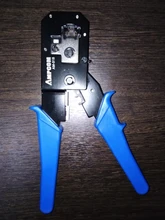 Pliers Crimping-Tool RJ-45 AMPCOM Network-Cable Pratical-Series Blue for 6P 8P RJ-11/RJ-12