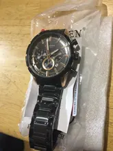 CURREN – reloj curren para hombre, de cuarzo, deportivos, de pulsera de acero, resistente al agua, con cronógrafo, masculino