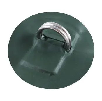 

Ring D-shaped double, small, with a green lining