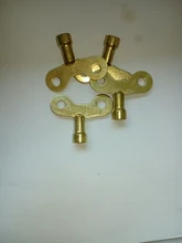 Water-Tap Socket Plumbing Radiator-Keys Bleeding-Key Hole-Core Solid Brass for 6mm 4pcs
