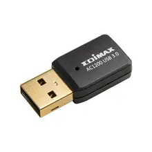 Сетевая карта Wi-Fi Edimax EW-7822UTC AC1200 USB 3,0 USB Black