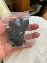 Alileader al por mayor de poliéster mantel resistente peluca peines para peluca 12 Uds negro peluca Clips extensiones de pelo peluca Accesorios
