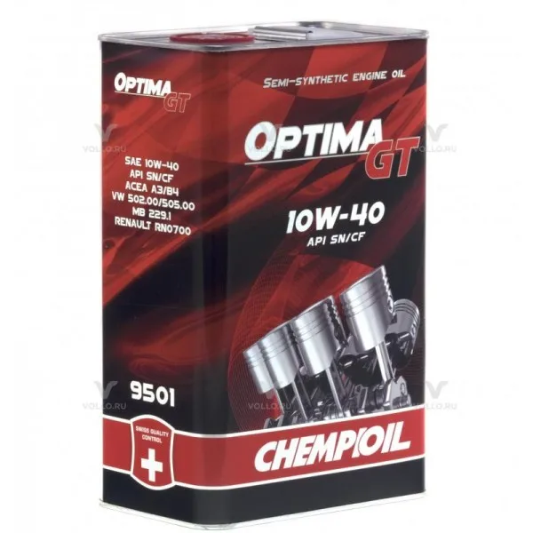 Моторное масло CHEMPIOIL Optima GT 10W-40 пластик 5L