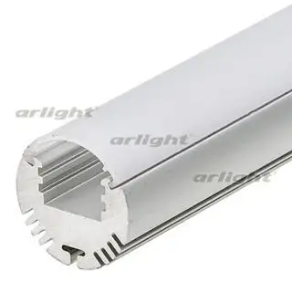015524 Профиль с экраном ALU-ROUND-2000 ANOD+FROST ARLIGHT