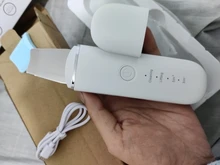 RUBYONLY -Depurador de piel ultrasónico limpieza facial espátula Facial con vibración, eliminador de espinillas, depurador Facial, pala de limpieza, Peeling de cavitación