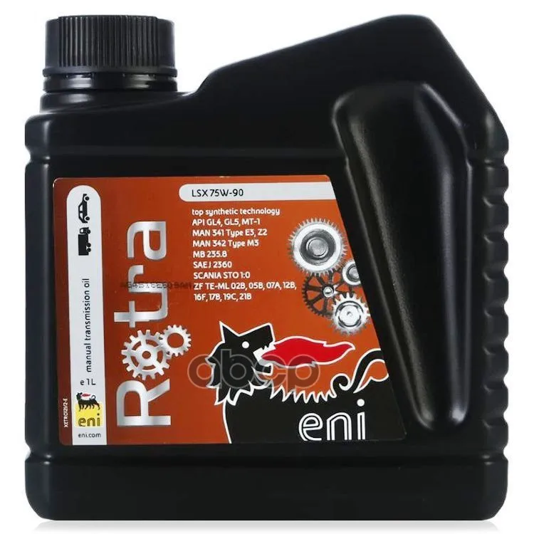 Масло Трансмиссионное Синтетическое Api Gl4, Gl5, 75w-90, Mb 235.8, 1л Eni арт. ENI 75W90 ROTRA LSX/1