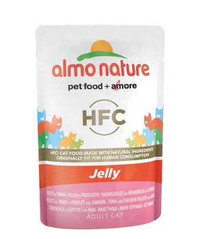 

Almo nature Pauchi tuna, chicken and ham in Jelly D/cats 0,055 kg x 24 PCs