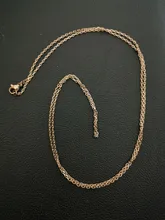 Collar ovalado de cadena cubana para hombre y mujer, joyería de moda de alta calidad, color oro rosa, acero inoxidable, moda de 1,6/2/2.4/3/4/5mm