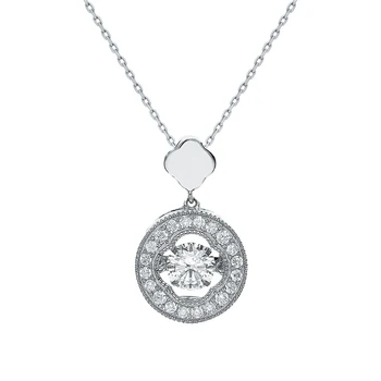 

Silver Pendant with cubic zirconia sunlight sample 925