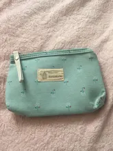 Mini bolsa de lona con estampado Floral para mujer, neceser pequeño con cremallera para maquillaje, bolsa de almacenamiento de viaje, aseo personal