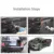 170° Широкоугольная Автомобильная Камера Заднего Вида HD Ночного Видения Камера Заднего Вида Резервная Парковочная Видеокамера Высоко Водонепроницаемый Реверсивный Монитор