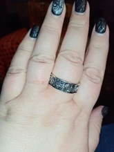 Huitan-Anillo de defensa de Mitología nórdica para hombre, tótem de lobo gigante, moda Hip Hop, Rock, Unisex, regalo Punk