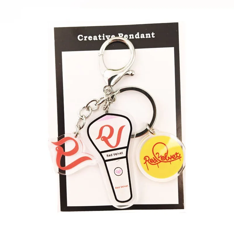 

KPOP RED VELVET Umpah Acrylic Keychain Irene SeulGi Wendy Yeri Re Veluv Keyring Sappy REVE