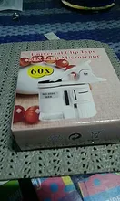 Clip Microscope Magnifying Glass Cell-Phone-Clip Uv-Light Focusing Jewelry 60X LED 