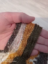 Cadena de Metal para collar, 5 m/lote, 0,6x2x3mm, 7 colores, para pulseras, accesorios, cadena de eslabones de Metal para fabricación de joyas