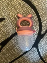 Chupete con mordedor de comida fresca para bebé, tete de alimentación con seguro para la tetina, pezón de alimentación para niños