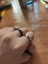 Anillo estilo Punk de acero inoxidable Para defensa propia, joyería de espinas Para Hombres y Mujeres, Joyas Para Hombres y Mujeres