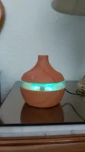SaengQ-humidificador de aire eléctrico, difusor de aceites esenciales ultrasónico de grano de madera, minigenerador de niebla con USB, luz LED