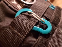 Carabiner Keychain Backpack Lock-Buckle Snap-Clip-Tools Aluminum-Alloy Outdoor Camping-Climbing