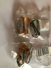 5 uds mosquetón de aluminio llavero senderismo campamento montañismo gancho escalada Accesorios