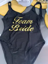 Bañador de una pieza para mujer, traje de baño con estampado dorado brillante, Monokini, para despedida de soltera