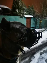 Mascarilla antiladridos para perros, máscara de silicona para evitar morder, con ventilación