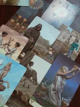 Cartas de Tarot y guía, juego de adivinación del destino, cubierta para fiesta, vacaciones, juegos de mesa