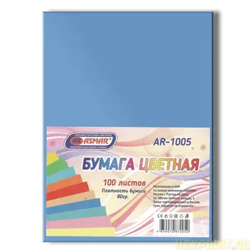 

Paper color double-sided tinted A4 100 sheets (color-blue)