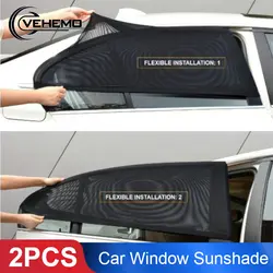2 шт. 50x52 см автомобиль-Стайлинг автомобиля солнцезащитный козырек тонировка для окон автомобиля занавеска от солнца солнцезащитный щит