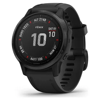 

Sports Watch with gps garmin Phoenix 6s pro black with black strap-42mm-screen 3.04cm - bt - 10atm-multisport-
