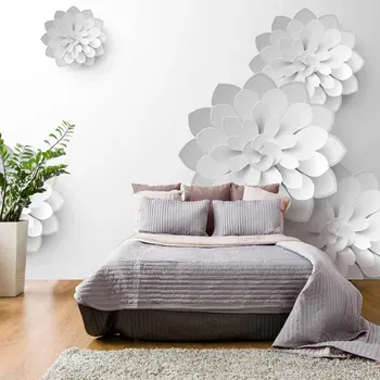 

Wall mural-White Garden - 300x210 cm