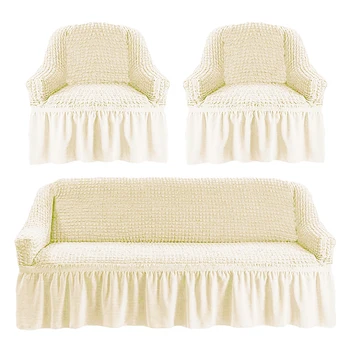 

Cover for sofa triple, two armchairs, Champagne