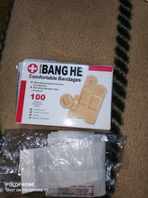 100 unids/pack impermeable adhesiva herida parche médico Anti-bacterias tirita vendas adhesivo de primeros auxilios Kit de suministros