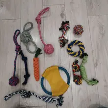 Toy-Sets Chew-Rope-Toys Large-Dog Teeth Big Dogs Outdoor for 12pcs Juguete Perros Para