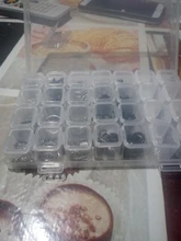 Caja de almacenamiento de plástico para joyas, compartimiento ajustable, caja para pendientes, estuche para joyería, varios tamaños