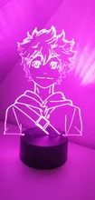 Led-Night-Light Table-Lamp Hinata-Figure Manga Gadget Bedroom-Decor Acrylic Anime Haikyuu