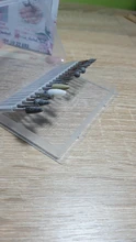 Caja de almacenamiento de acrílico con 20 ranuras para brocas de uñas, soporte vacío para fresas, recipiente de exhibición, accesorios de manicura, LAA35-2